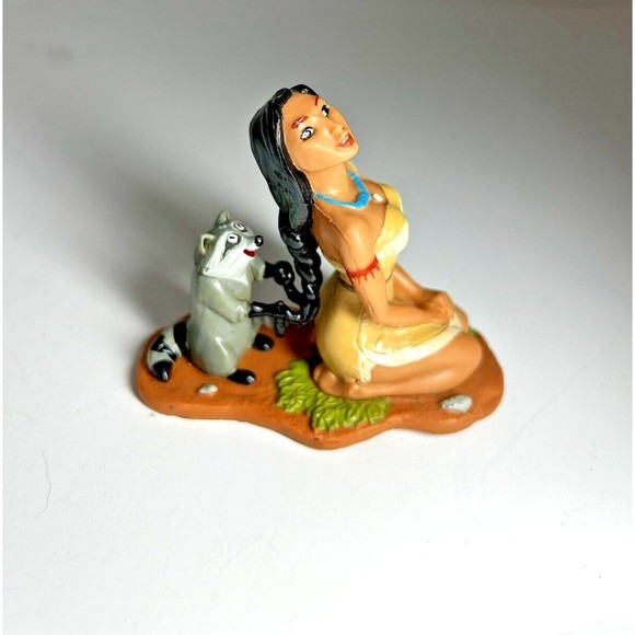 Disney Pocahontas & Meeko 3" PVC Figure Decopac Applause Cake Topper 90's - Picture 6 of 11